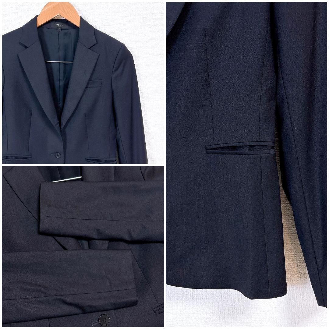 美品】Theory パンツスーツセット 上0 下00 ブラック - メルカリ