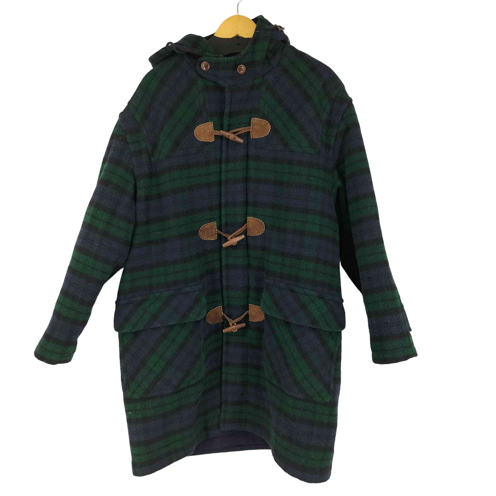エルエルビーン L.L.Bean 80S チェックダッフルコート メンズ JPN：L 