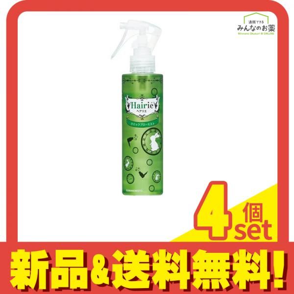 ヘアリエ クイックブローミスト  ブルガリアンローズの香り 180mL 4個セット まとめ売り