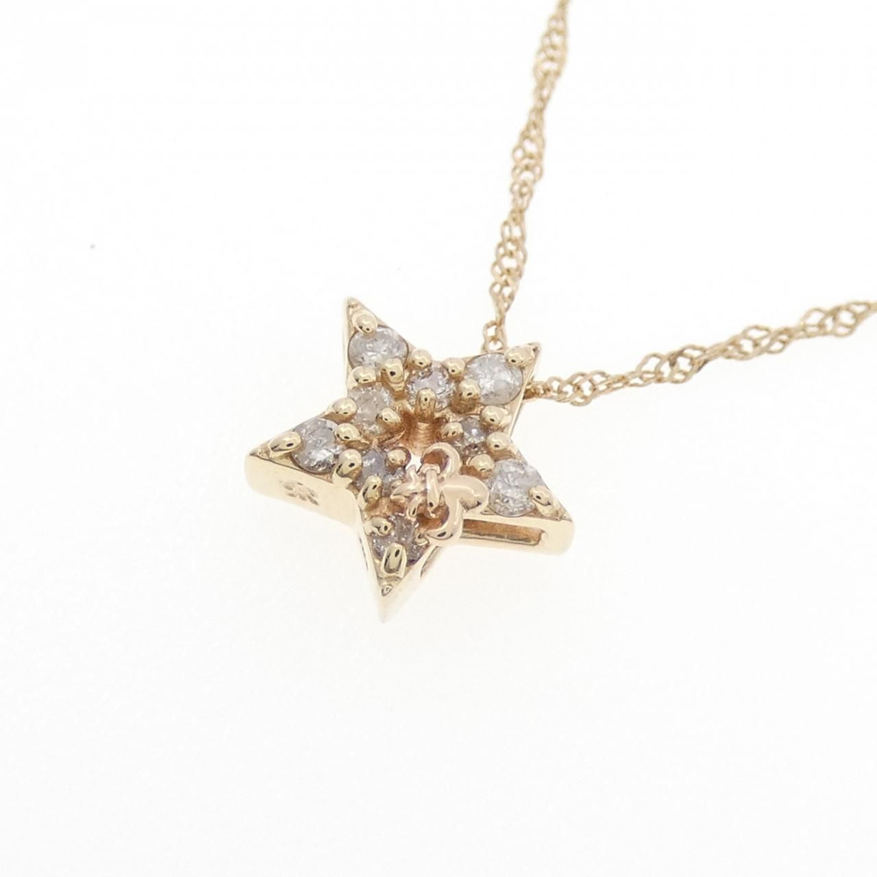 K10YG スター ダイヤモンド ネックレス FORTGASGNV_COM_BR