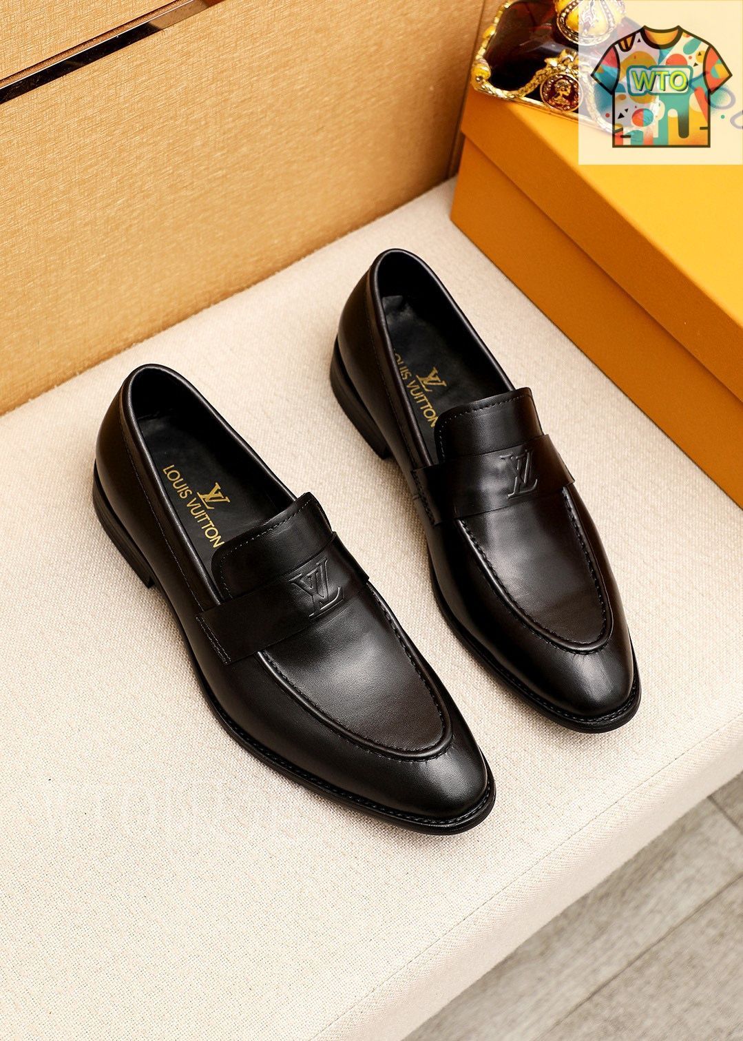 LOUIS VUITTON ルイ・ヴィトン カジュアルレザーシューズ19-1