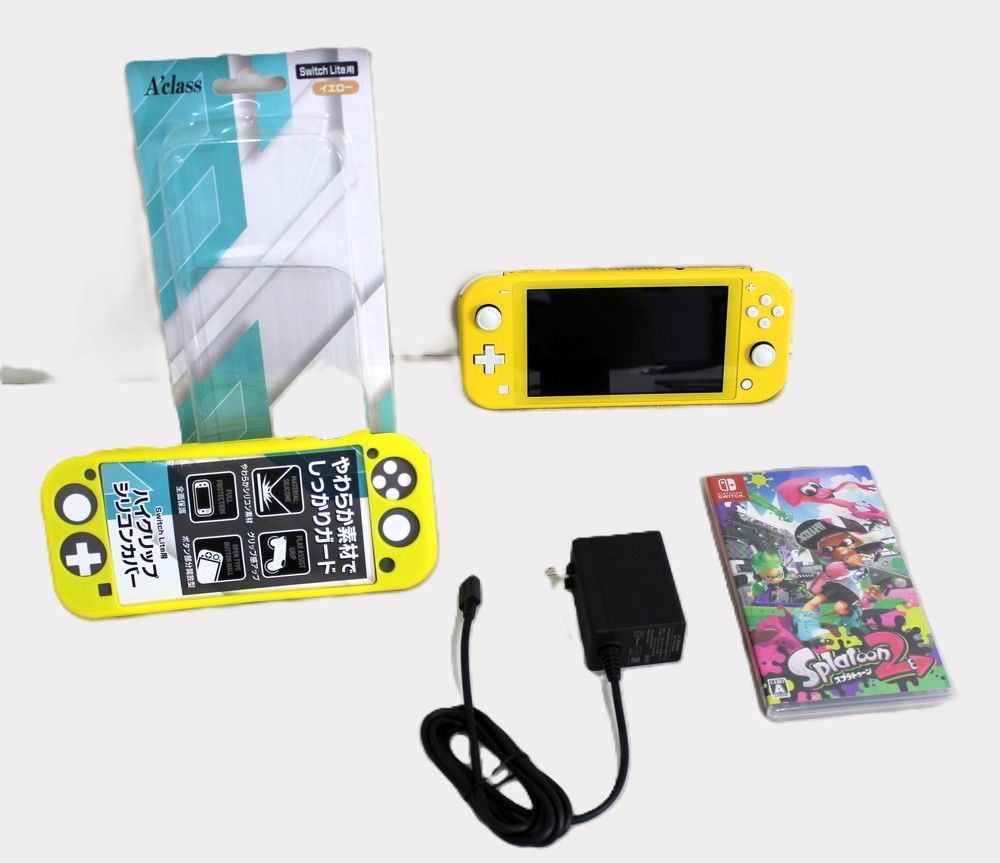 Nintendo SWITCH Lite スプラトゥーン２ ハイグリップシリコンカバー セット