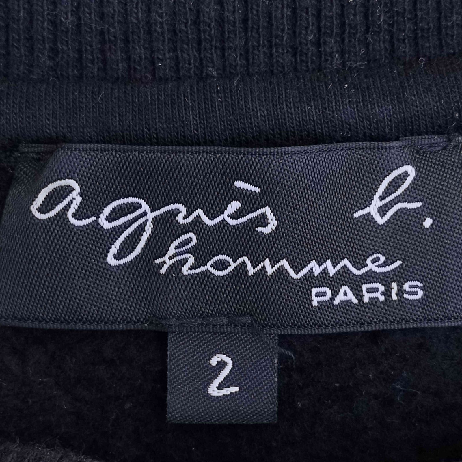 アニエスベーオム Agnes b.homme スウェット プレッションカーディガン 