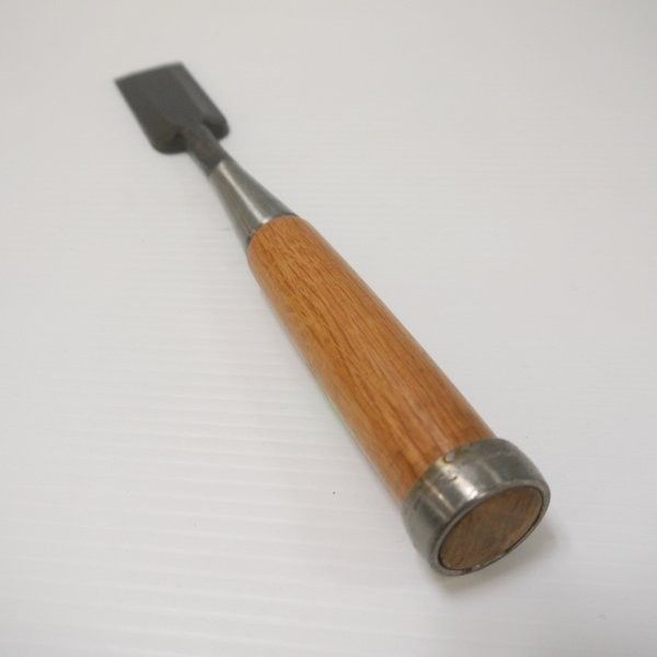 菊花 在銘 叩き鑿 1寸2分 約36mm 追入れノミ のみ 大工道具 ≡DT5918