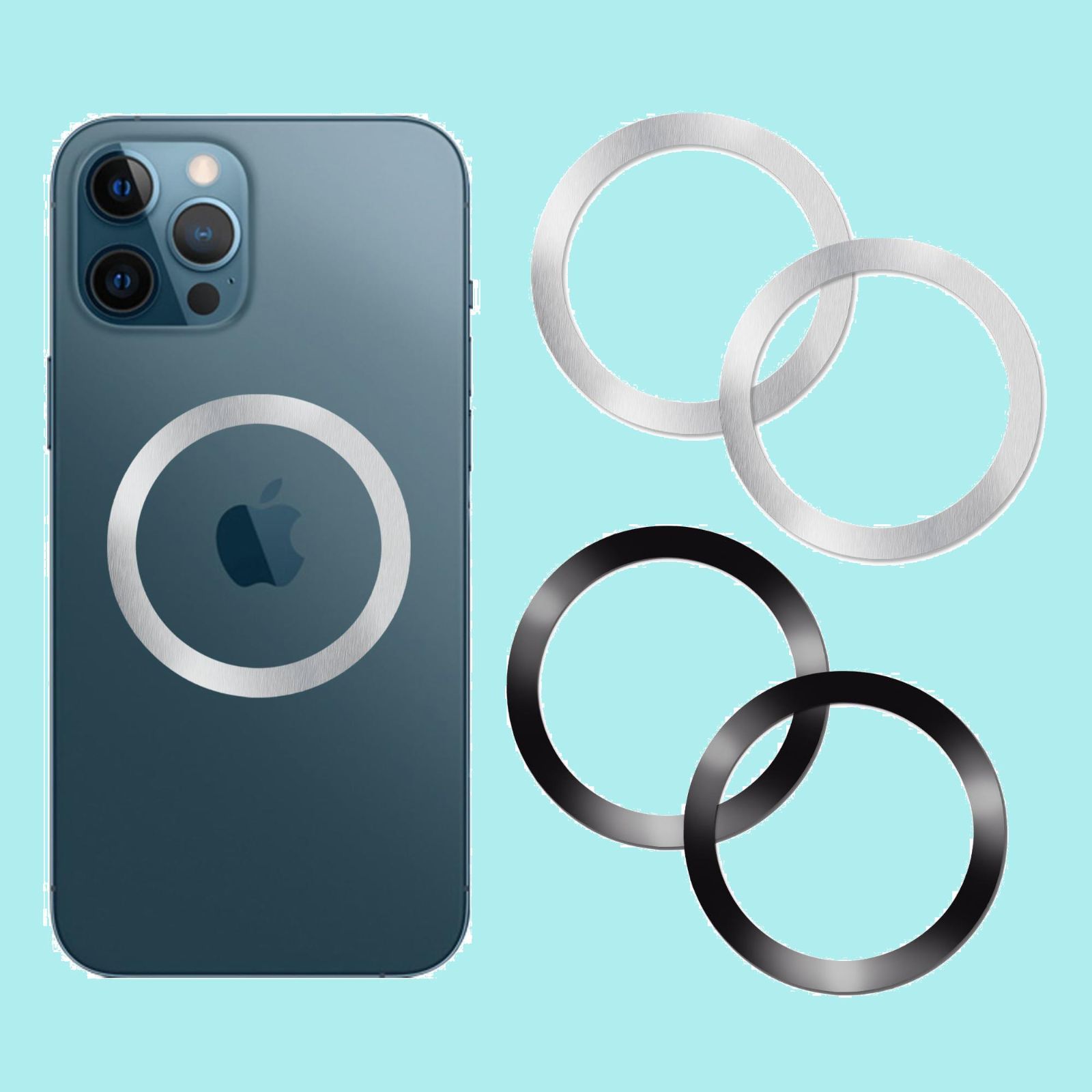 特価商品】GUSTEK 磁気増強 メタル マグセーフ シール 特価商品】GUSTEK 磁気増強 メタル マグセーフ シール