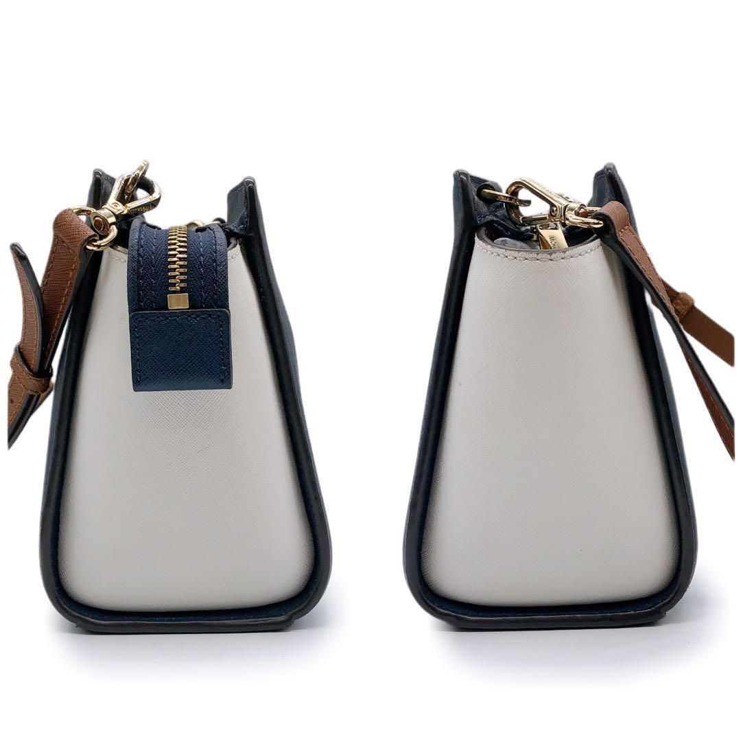 MICHAEL KORS マイケルコース ショルダーバッグ ネイビー×ホワイト 
