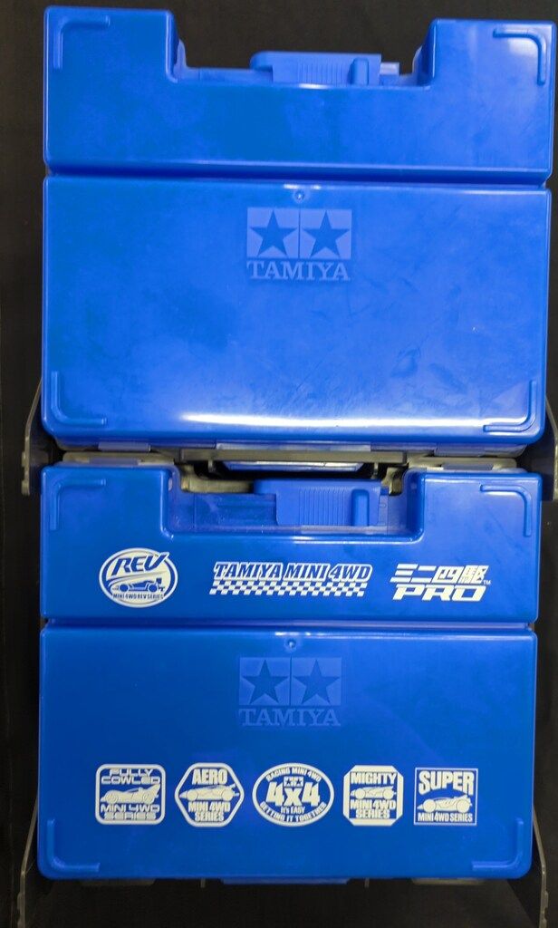 タミヤ ミニ四駆 ポータブルピット/シリーズロゴモデル（青