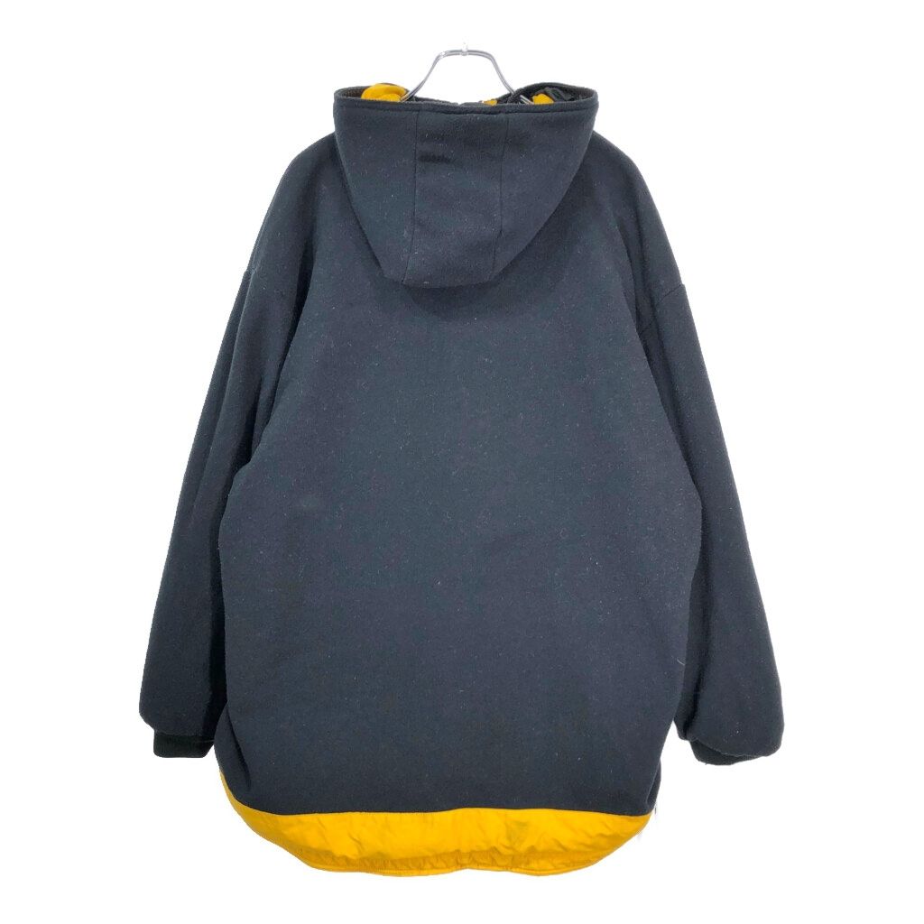 90年代 STRUCTURE ストラクチャー リバーシブル アノラックパーカー イエロー(メンズ M)中古 古着 V6613 90年代 STRUCTURE ストラクチャー リバーシブル アノラックパーカー