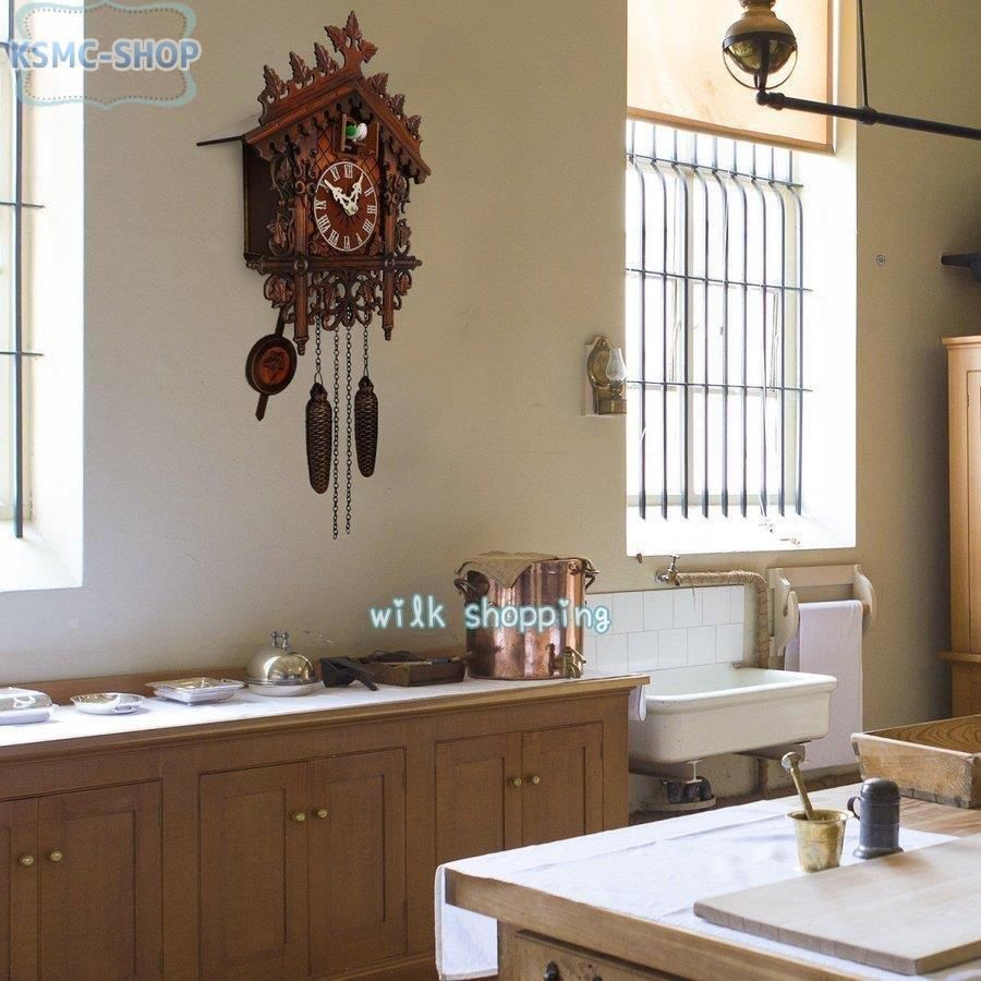 掛け時計 鳩時計 おしゃれ 北欧 カッコウ 本格 本格ふいご式 木製