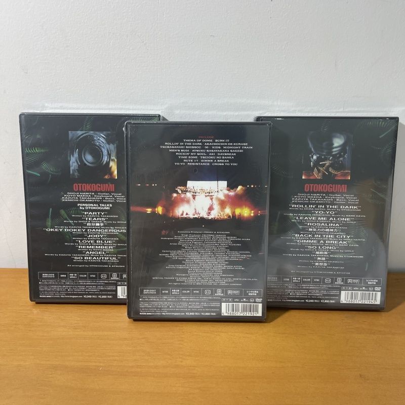 男闘呼組 LIVE IN YOKOHAMA 1991 Vol.1 DVD 未開封 男闘呼組 LIVE IN YOKOHAMA 1991 DVD 3枚 - メルカリ
