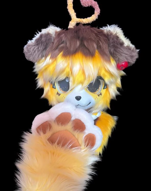 着ぐるみヘッド キツネ NO.192 紺色 全頭ヘッド ケモノ ファースーツ