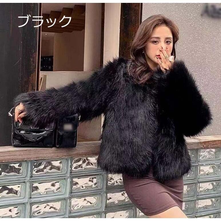 ファーコート ボリュームファーコート