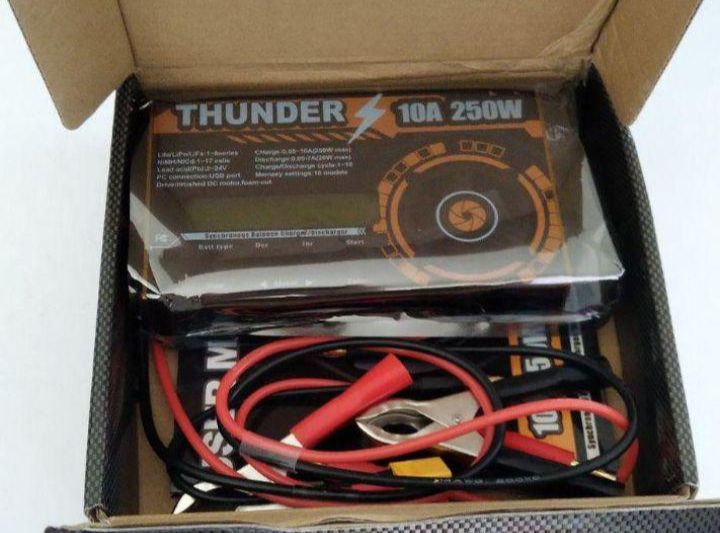 ミニ四駆 ラジコン THUNDER サンダー充電器 モーター慣らし 放電 電源