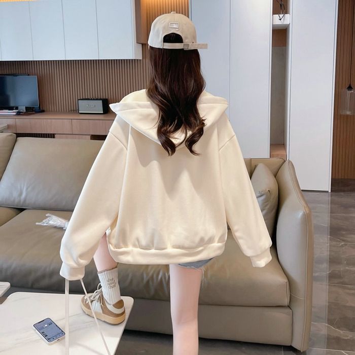 新品タグ付 カシウエア レディースL フーディ フルジップパーカー アイボリー Kashwere kashwere カシウエア ジップ パーカー Hooded