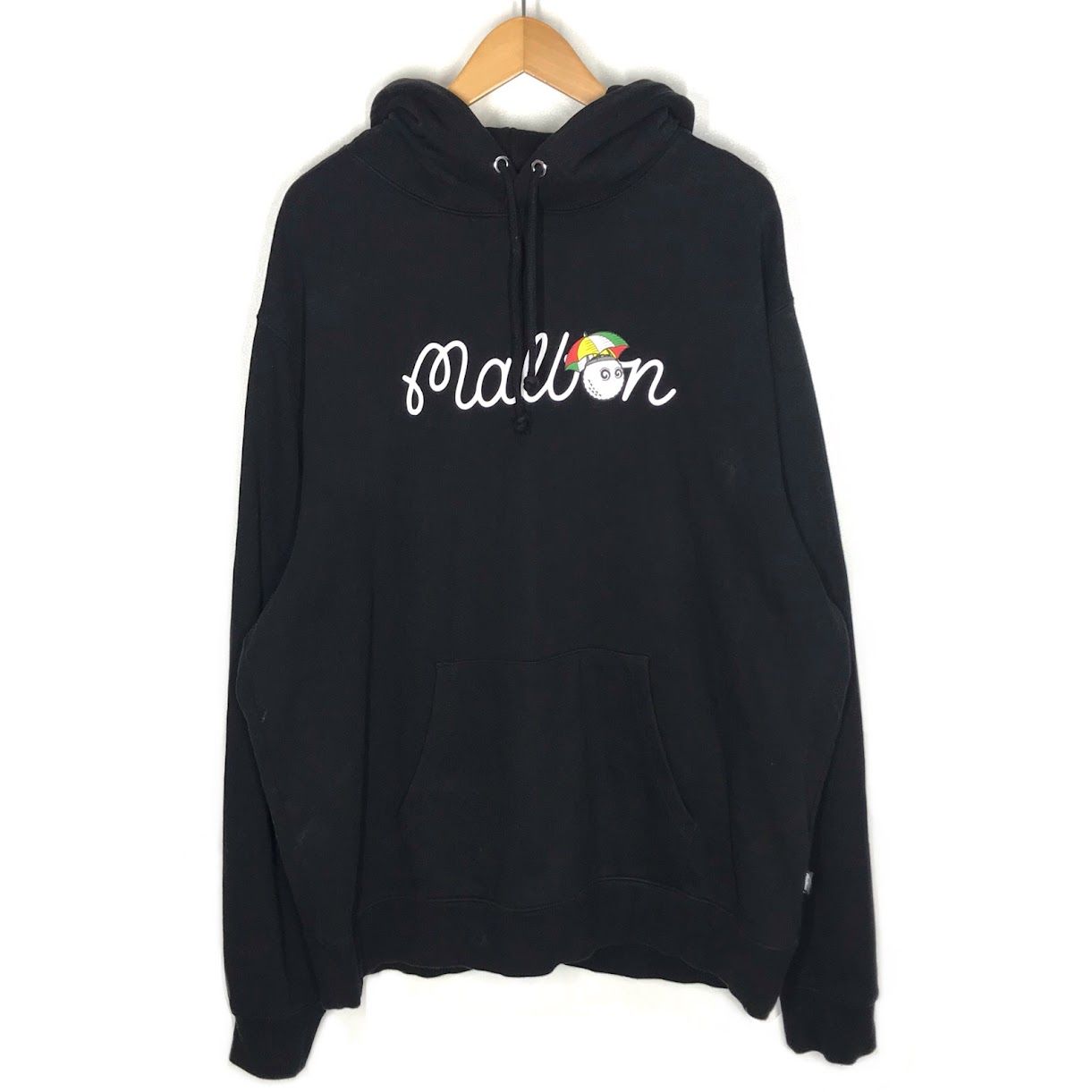 倉吉店 BEAMS ビームス パーカー ×MALBON GOLF マルボン ゴルフ UMBHOODIE プルオーバーパーカー 82-13-0249-973 ブラック サイズ L 99