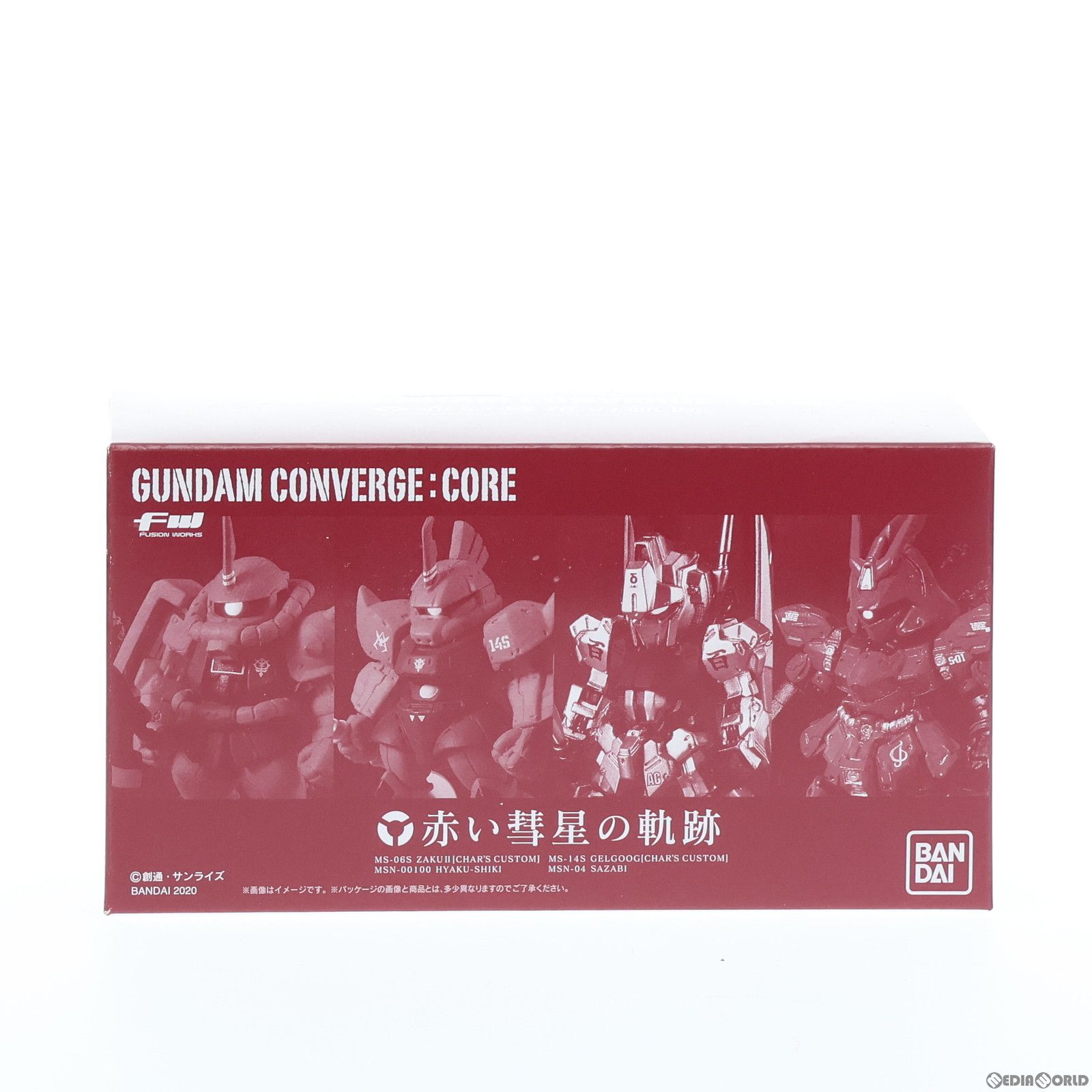 食玩)プレミアムバンダイ限定 FW GUNDAM CONVERGE:CORE 赤い彗星の軌跡 