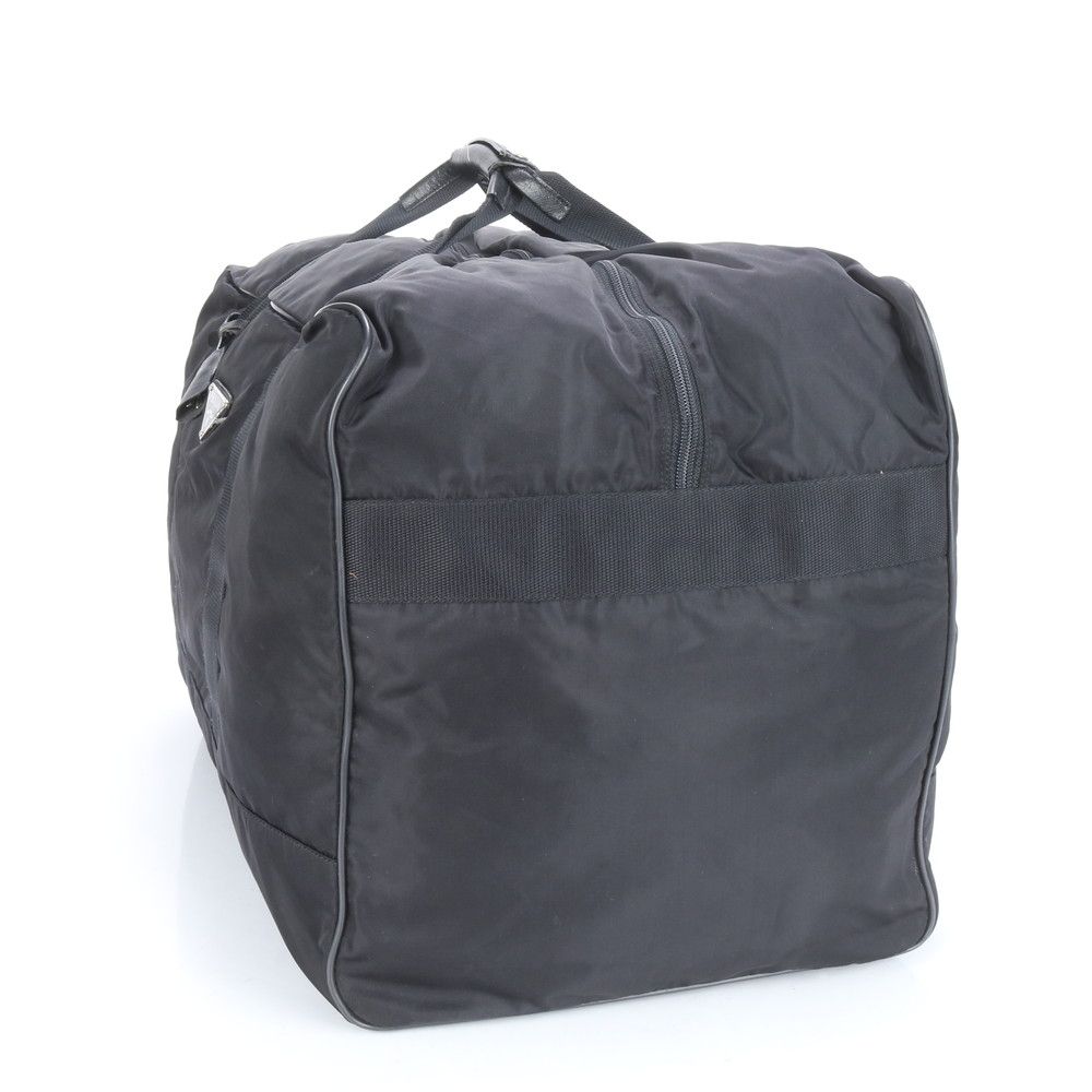 美品 プラダ テスート ナイロン トライアングルロゴ ボストン バッグ  