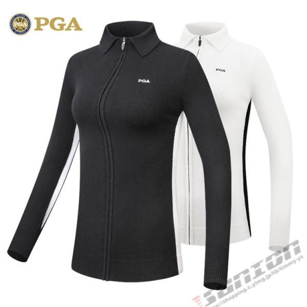 ゴルフ GOLF ウールセーター 秋 冬  レディース コート ゴルフウェア ニットセーター 防寒 暖かい  プレゼント ギフト 2311gfnvmy17*カラー-BLACK