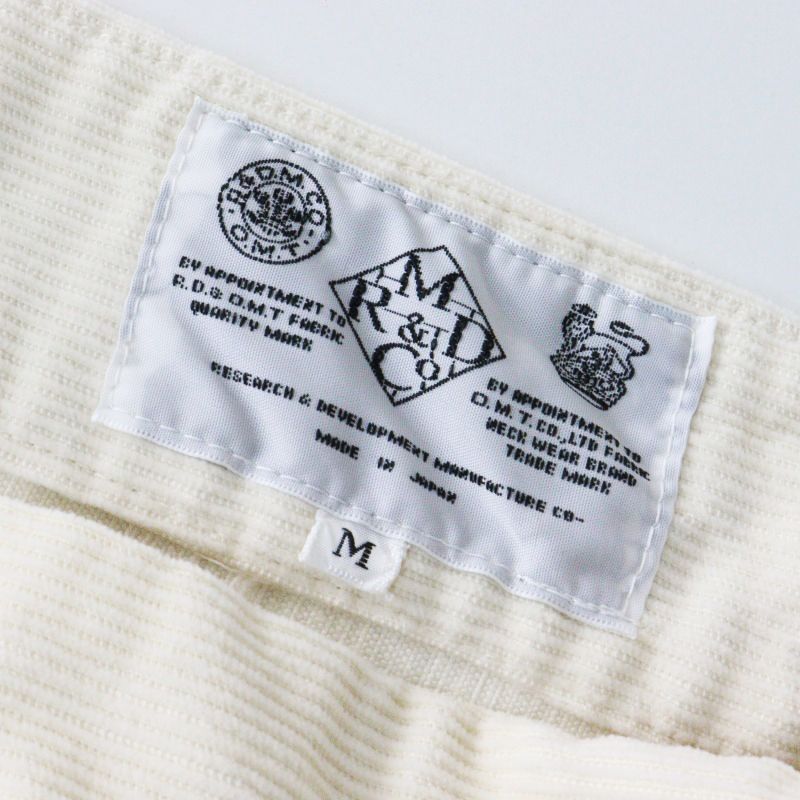 オールドマンズテーラー R&D.M.Co- サイドポケット付き コーデュロイ  