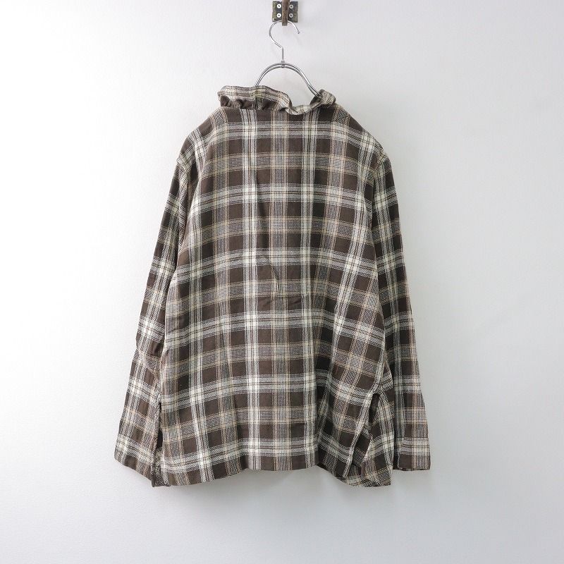 フォーティファイブアール 45R インドネルのフリルカシュクール シャツ