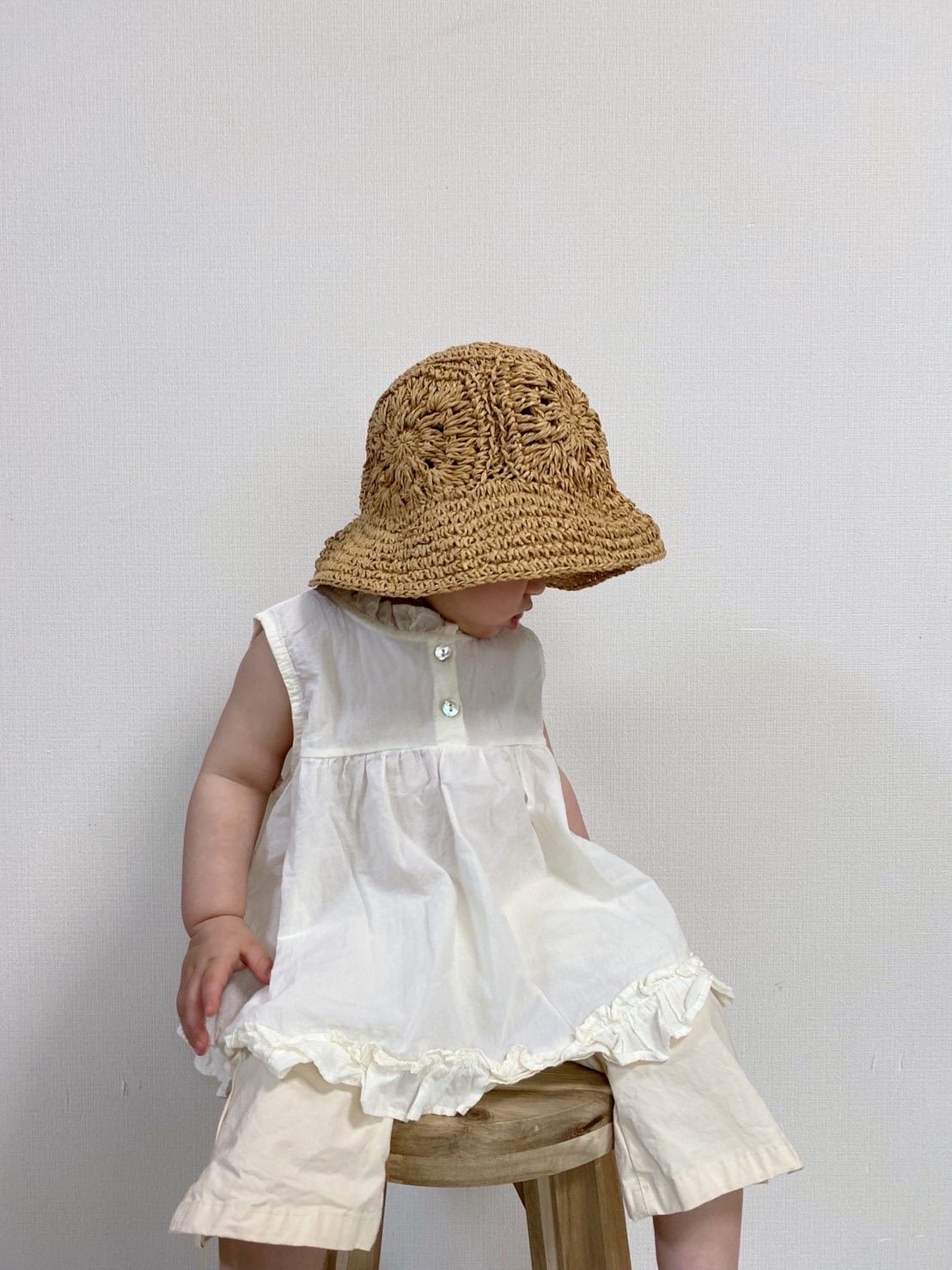 Blouse Sleeveless Frill - Lace | Ruffle Top USA SPELL – Fleur White Women's Fashion Luulla