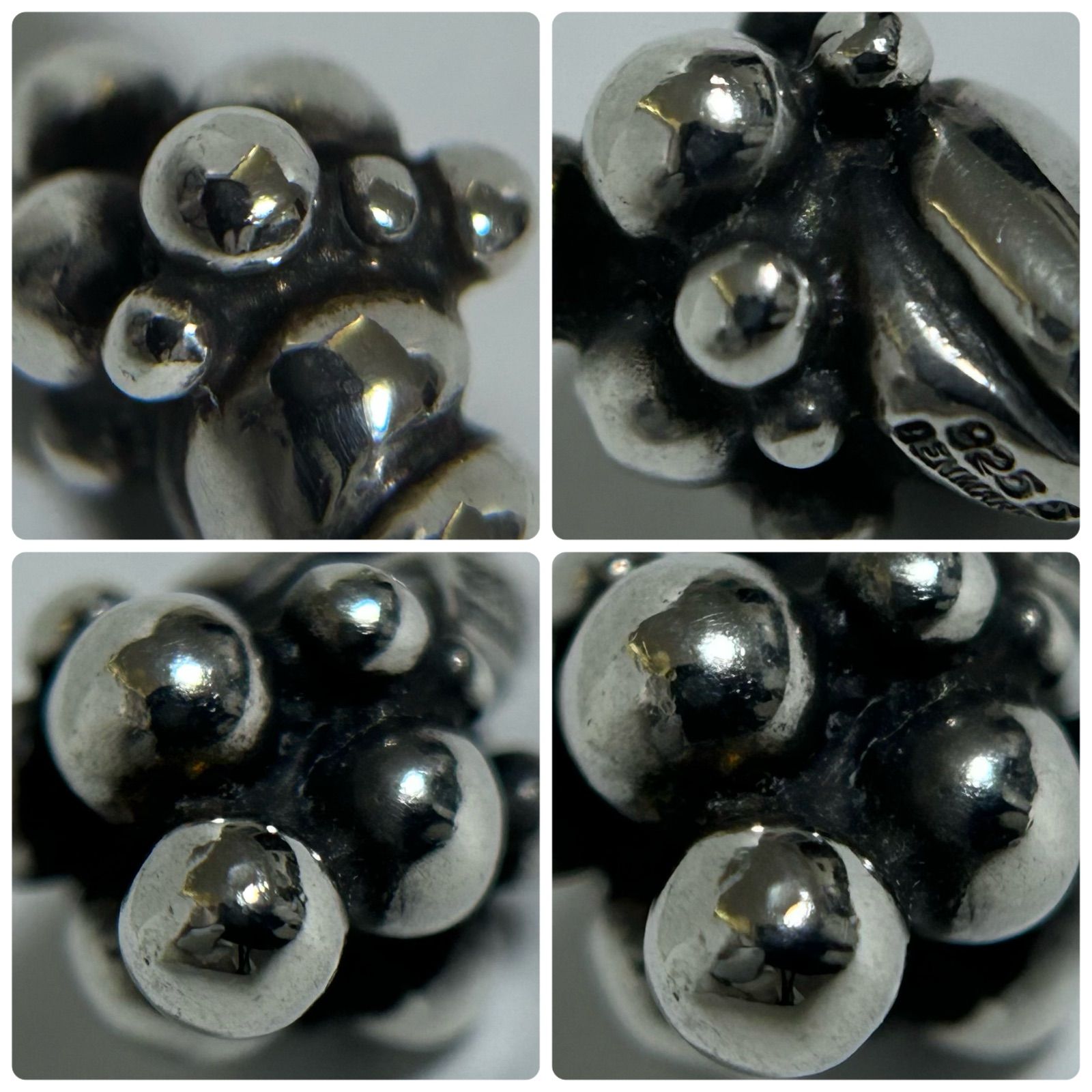 使用感大】ジョージジェンセン 363 ピアス うずまき貝 巻貝 AG925