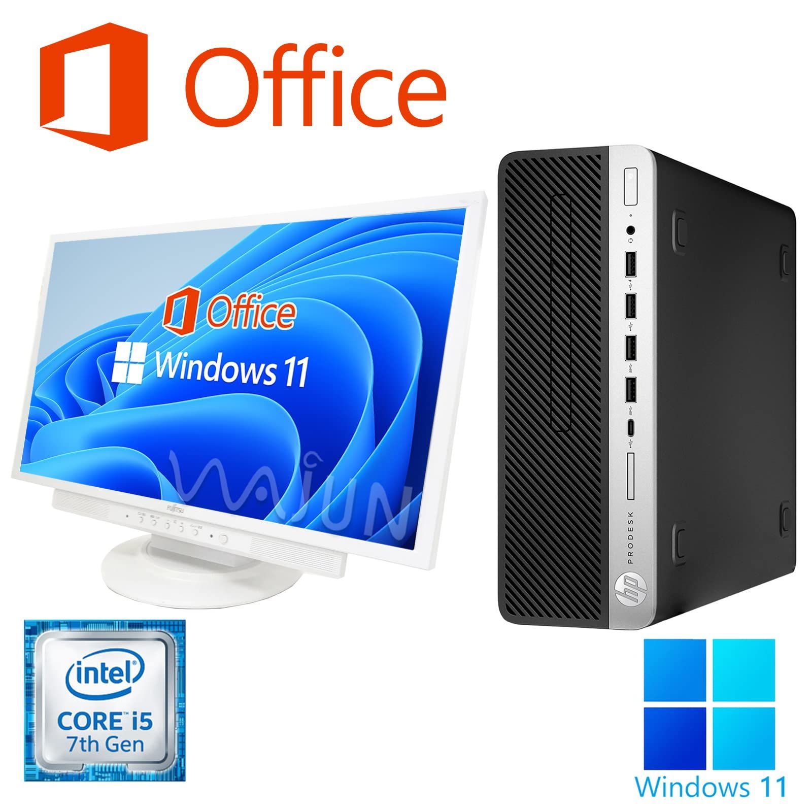 特価商品】SSD 512GB / / / / / / 16GB wajunのWIFI/Bluetooth i5-7500 Core 2019 Hu0026B  Office Pro/MS 11 Win 24型液晶セット 600G3 デスクトップPC 【整備済み品】エイ - メルカリ