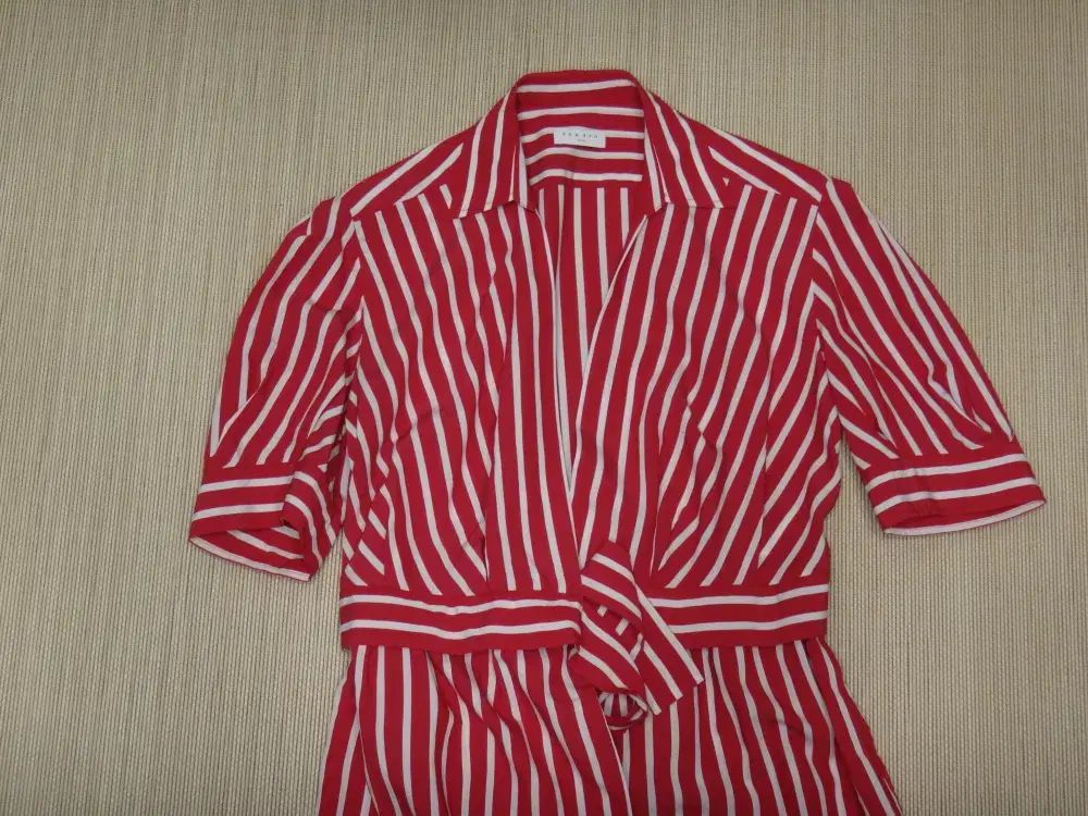 36size ) SANDRO(サンドロ) ロレッタ ストライプ ロング
