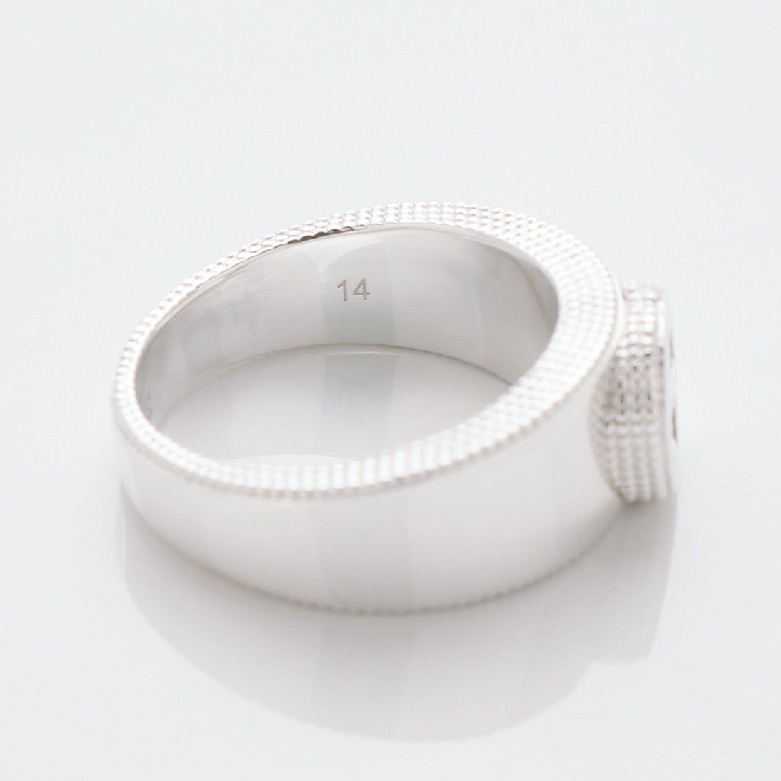 注目ショップ GUCCI リング 指輪 インターロッキング １３号表記 １２ 