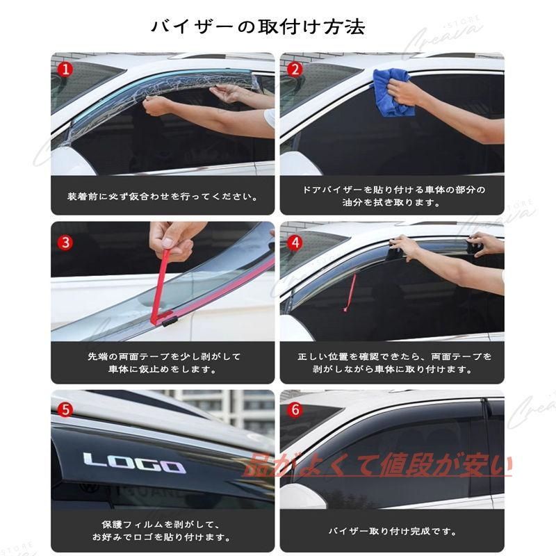 スバル XV専用 ドアバイザー ウインドウバイザー サイドバイザー