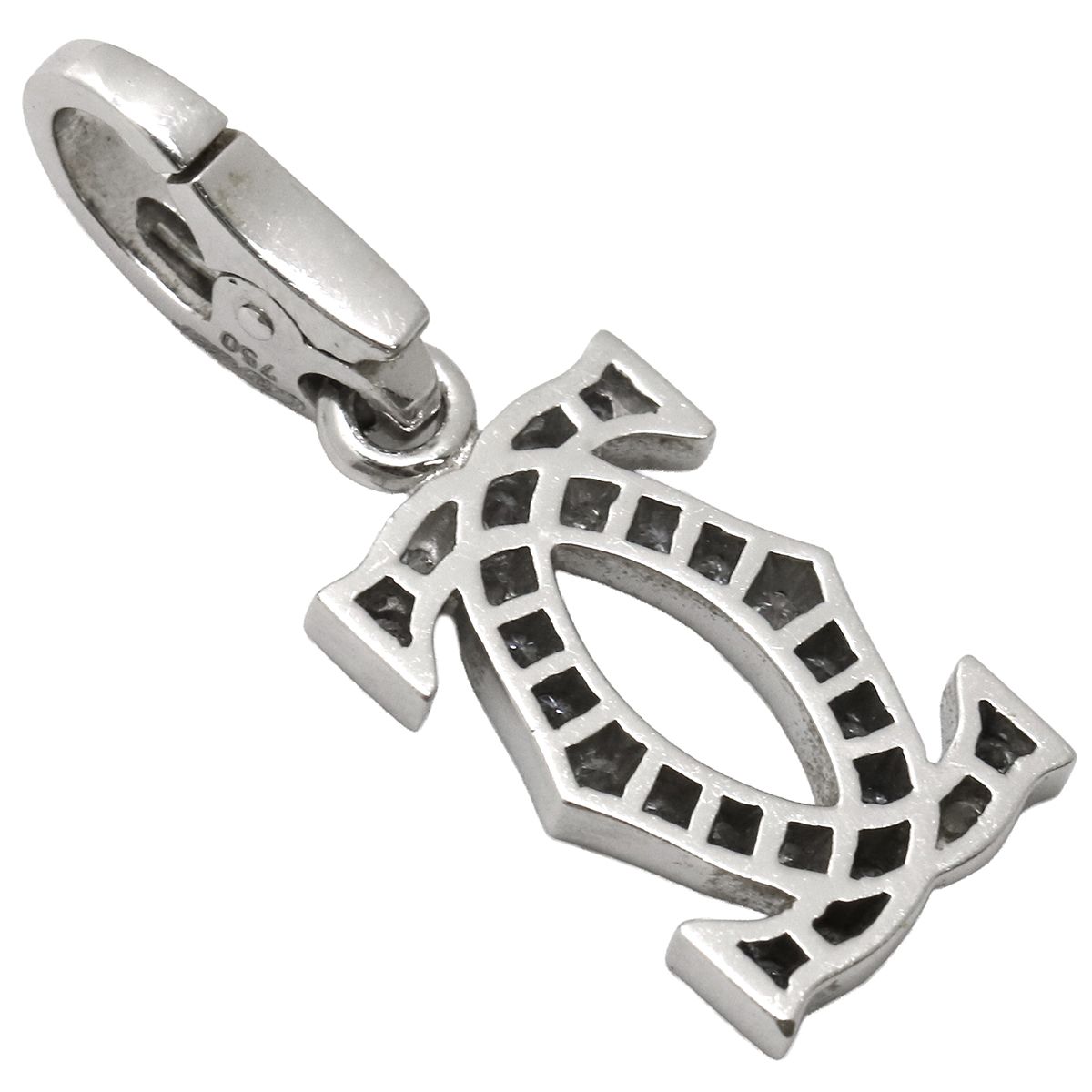 Cartier カルティエ 2Cチャーム K18YG ペンダントトップ Cartier カルティエ 2Cチャーム ペンダントトップ 750YG