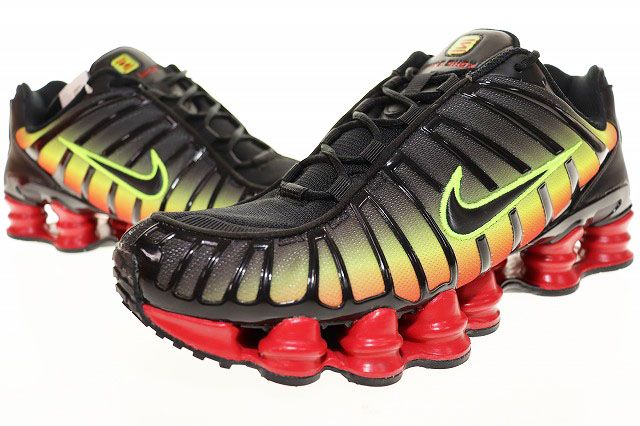 ナイキ NIKE WMNS SHOX TL BLACK AND VOLT 28cm HJ9609-001 ウィメンズ ショックス ブラック ボルト 【ブランド古着ベクトル】【中古】250206