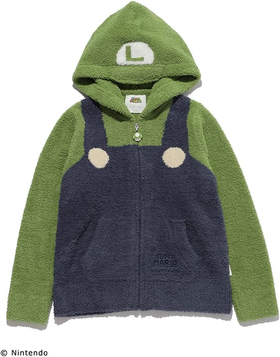 新作アイテムが満載。 140サイズ gelato pique ジェラートピケ スーパーマリオ ジュニア ルイージパーカ-ロングパンツ PJNT225424