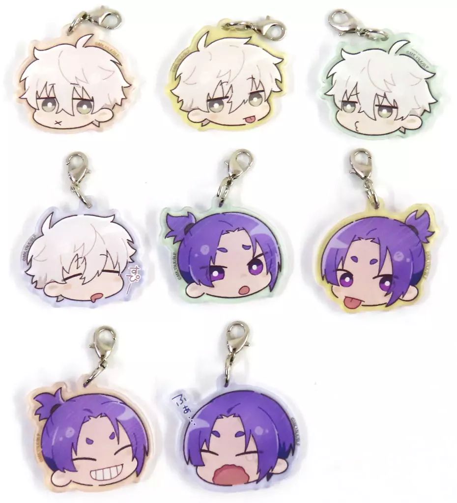 中古】キーホルダー 全8種セット 「ブルーロック×CHARACHA＜Welcome to