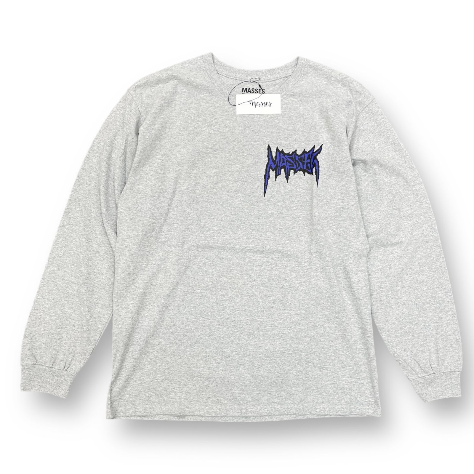 定価11000円 未使用 MASSES 22AW T-SHIRT L/S PtD ロングスリーブ T