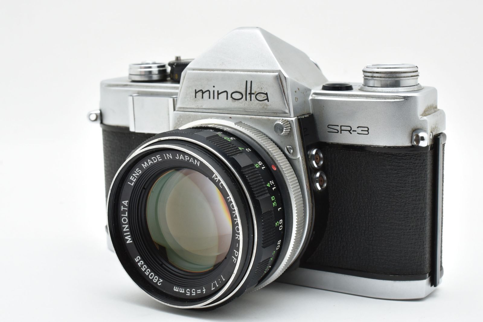 4986 【ジャンク】 MINOLTA SR-3 Film Camera / MC ROKKOR-PF