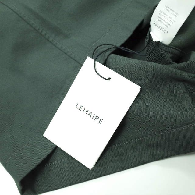 新品 LEMAIRE ルメール 22SS BUTTON NECK TOP コットンツイル ボタン