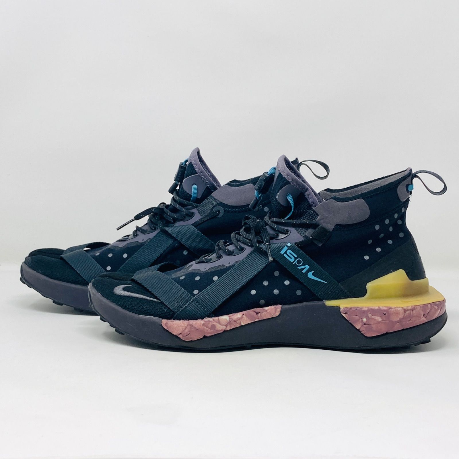 US9/27cm】NIKE DRIFTER SPLIT ISPA BLACK/IRON GREY ナイキ 