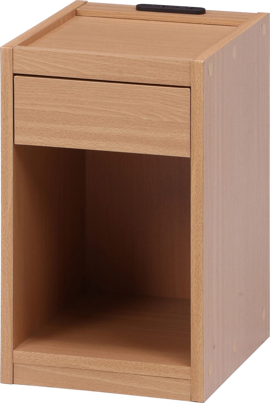 コンセント A4収納 引き出し 幅 2口 サイドテーブル 幅 コンセント 2口 引き出し サイドテーブル A4収納 【公式通販】