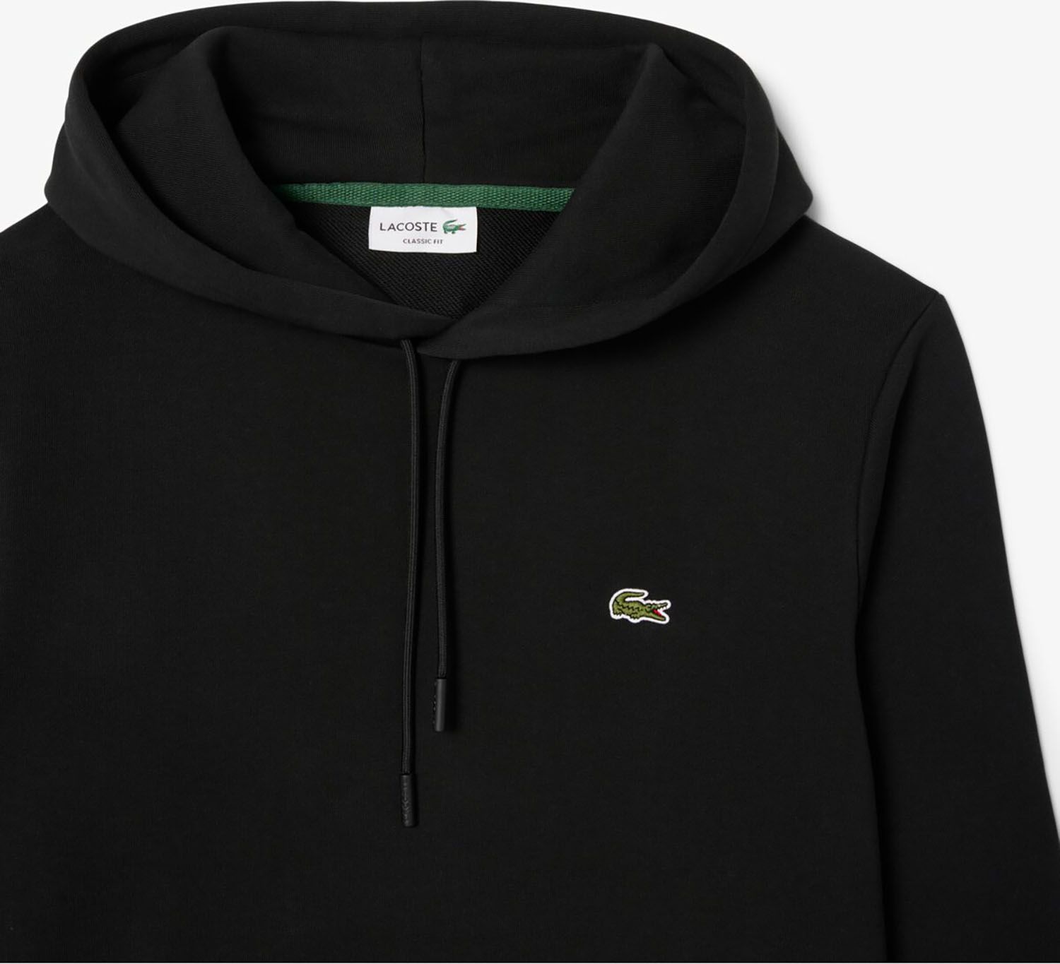ラコステ LACOSTE エッセンシャルスウェットフーディー パーカー フード トレーナー トップス メンズ 男性 大人 デイリー タウンユース 普段使い リラックス ワンポイント ロゴ SH983999 031 BLACK