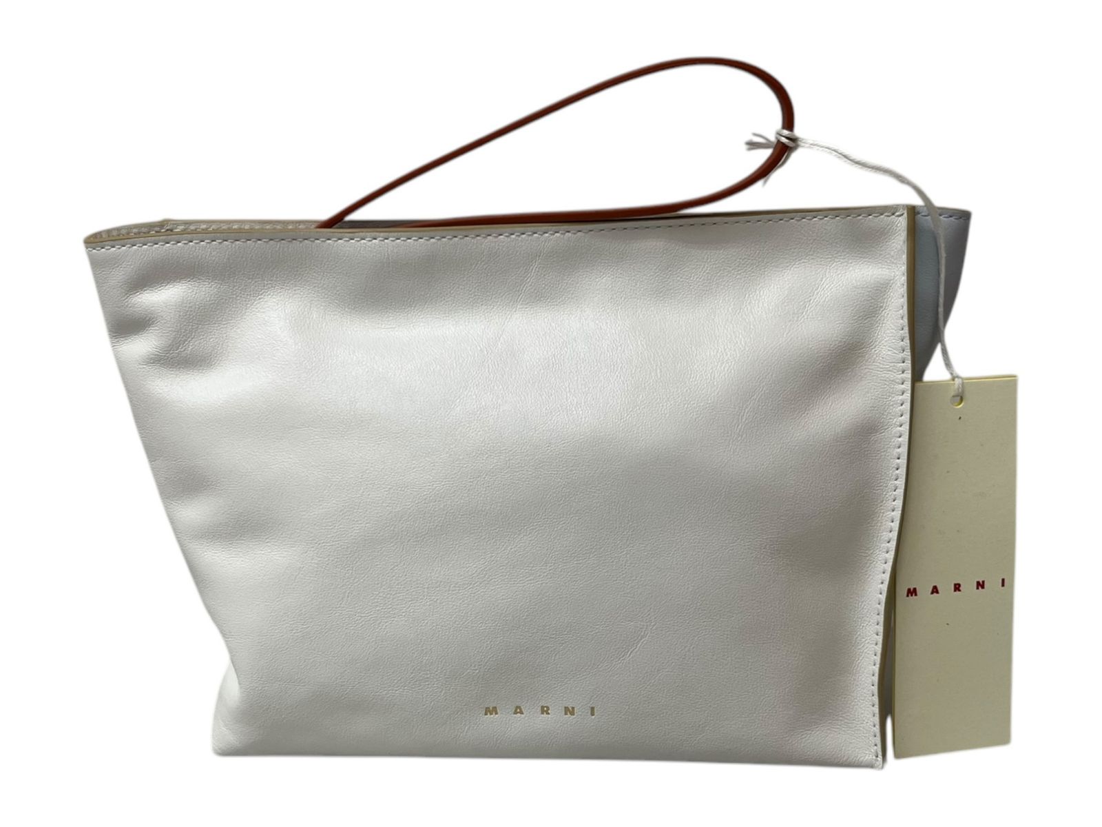 MARNI マルニ バイカラートートバッグ グレー、ホワイト お出かけ