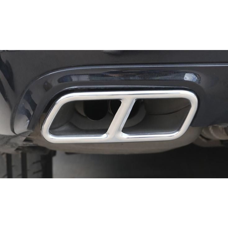 メルセデス ベンツ AMGルック 4本出しルック メッキ マフラー