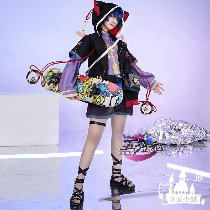 三分妄想 原神 コスプレ スカラマシュ 放浪者 コスプレ 衣装 ※ウイッグ