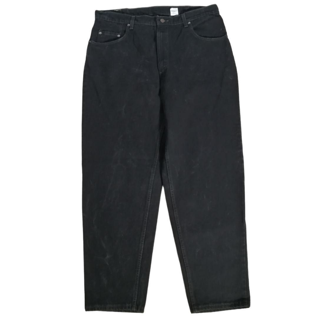 90s USA製 levi's バギー ブラック リーバイス 560 w40 90s リーバイス560 Levi's ブラックデニムパンツ ジーンズ 極太