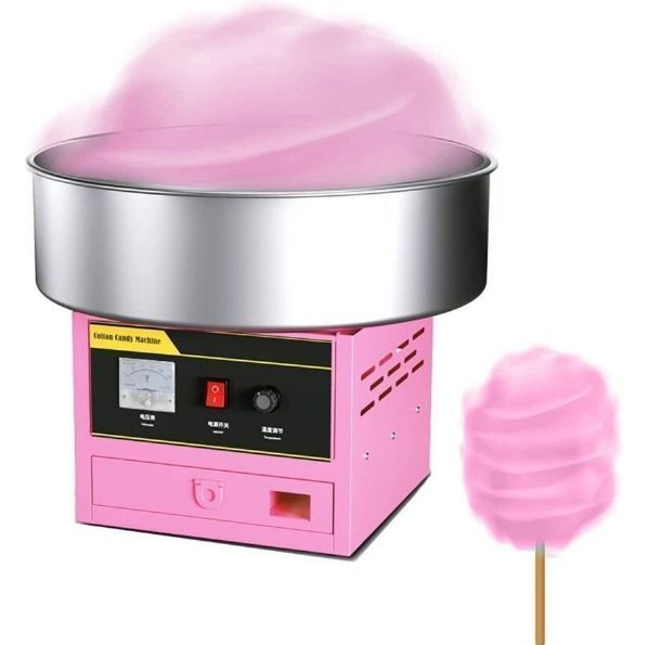 綿菓子製造機 ステンレス鋼 わたあめ機 わたがし機 食品グレード素材 市販のコットン キャンディ メーカー お菓子作り 簡単操作 110V業務用