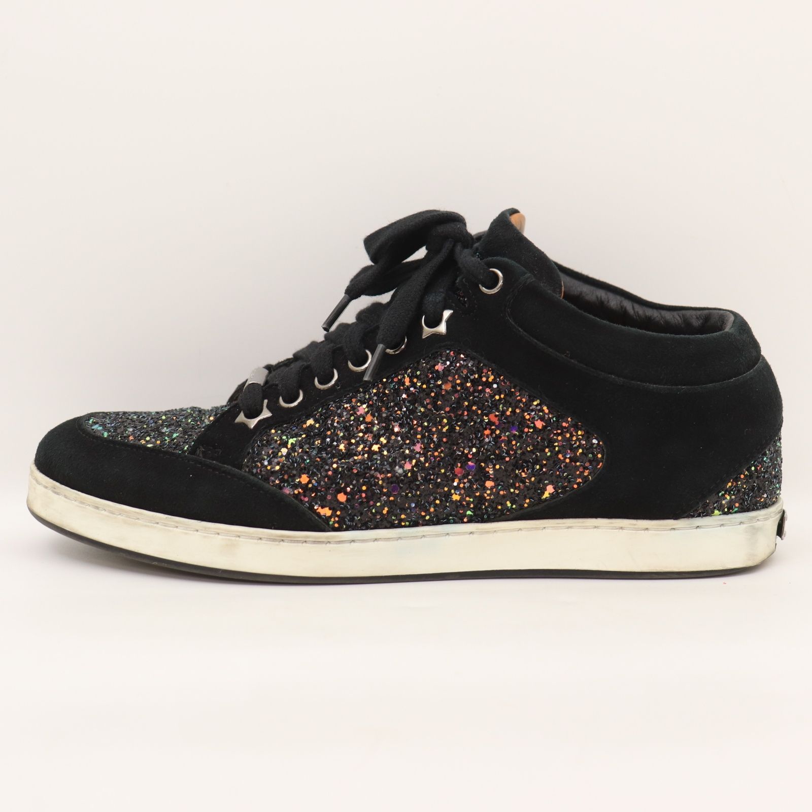 IT2X7URGH384 JIMMY CHOO ジミーチュウ スニーカー ラメ ローカット 