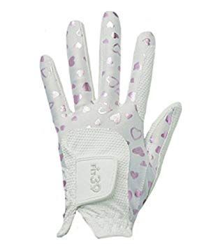 【中古】ミックゴルフ(MIC 39 GOLF) FIT39 グローブ レディース MGF-220N 左手着用(右利き用) ハートピンク Sサイズ 2mvetro