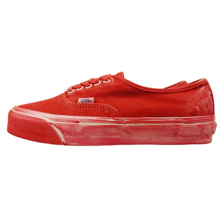 VANS スニーカーVANS ヴァンズ バンズ【箱なし】PREMIUM AUTHENTIC REISSUE 44 プレミアムオーセンティック レイシュ—44LX DIP DYE TOMATO PUREE ディップダイ トマト ピューレ赤 レッド 染め ヴィンテージメンズ レディース スニーカー 靴 ロ ヴァンズ バンズ VANS【箱なし】 PREMIUM AUTHENTIC REISSUE 44