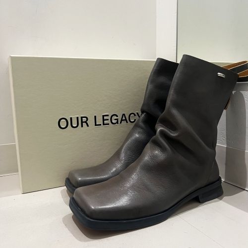 OUR LAGACY アワーレガシー 24SS BLUNT BOOT DEEP SKY LEATHER レザー