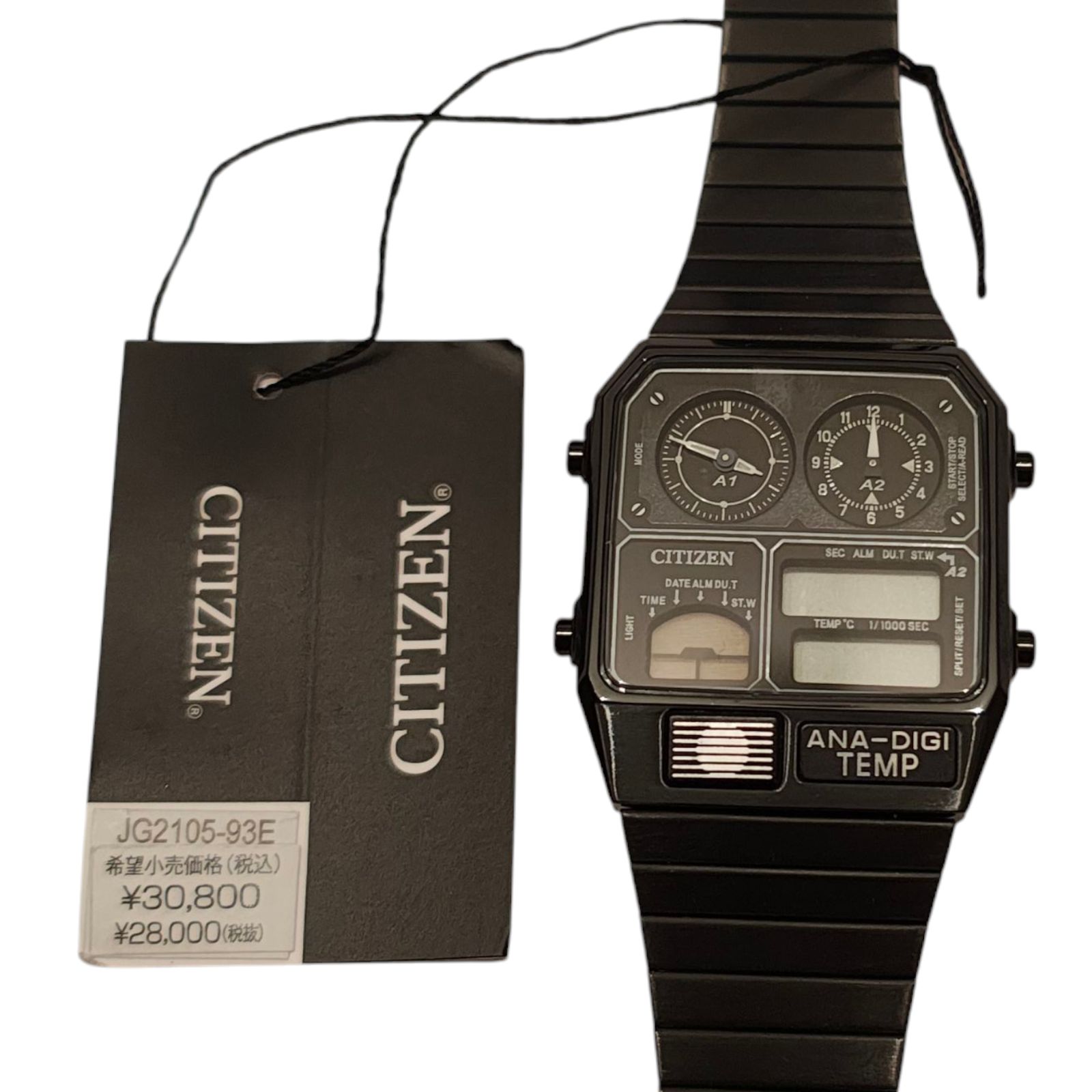 WJ40 [シチズン]CITIZEN アナデジテンプ ANA-DIGI TEMP 復刻モデル 